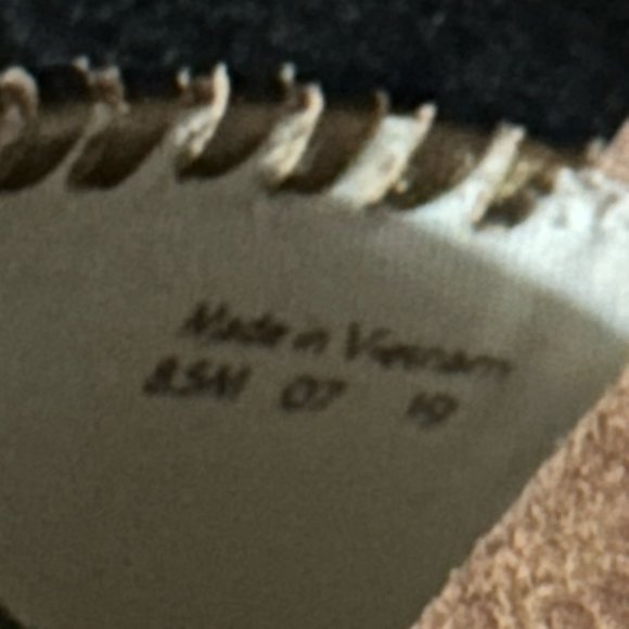 Jack Rogers Palmer Wedge Heel Sandals Metallic Mauve Size 8.5 - Picture 8 of 12